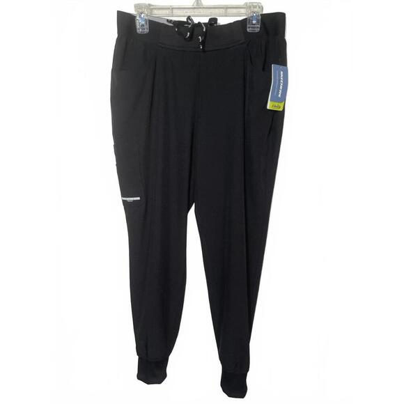 Skechers by Barco Scrub Pants Women's Large Black Vitality Collection Sporty - Picture 9 of 9